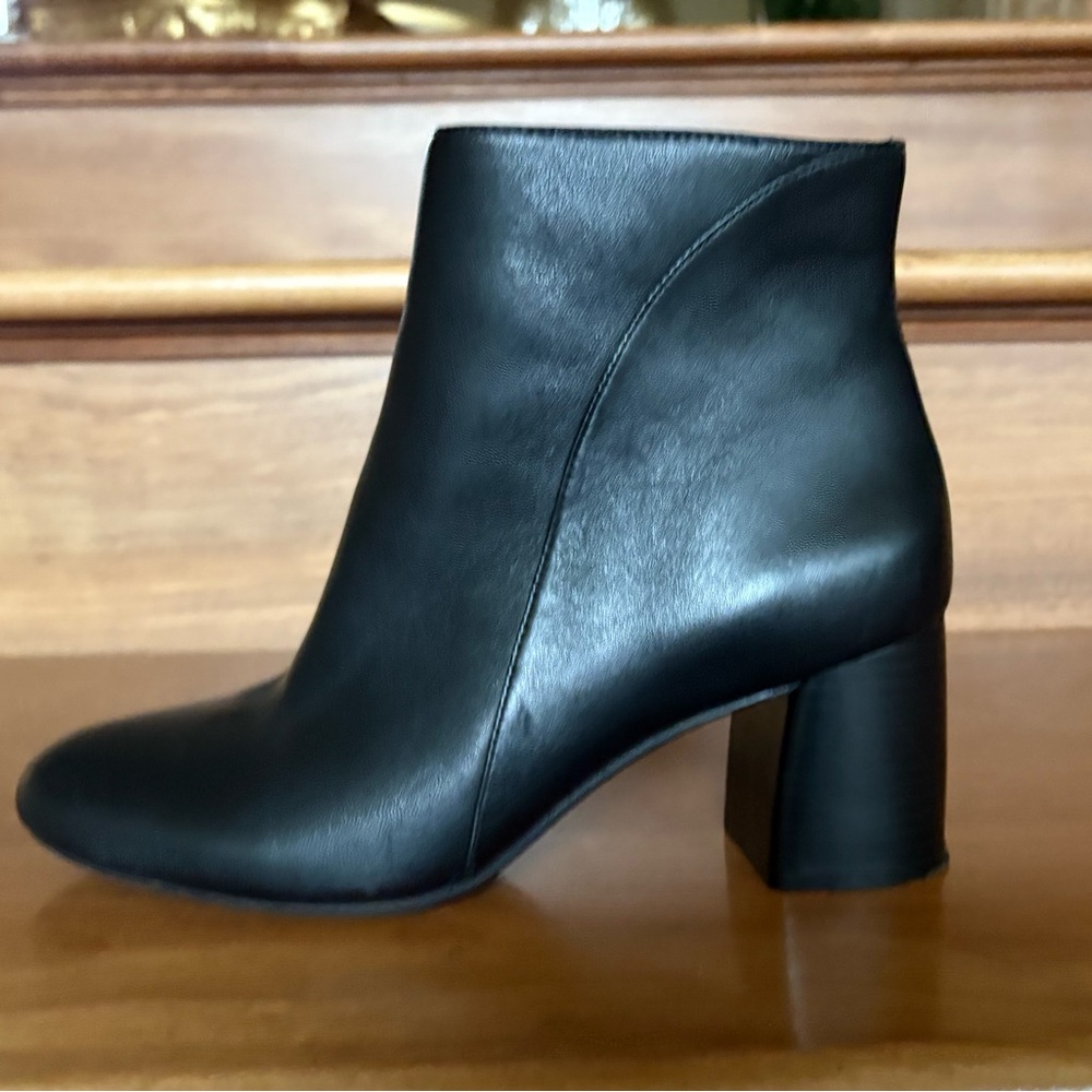 INC International Concepts Sleek Black Ankle Boots